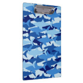 Blauw haaienpatroon klembord (Rechts)