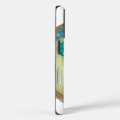 Blauw Haar Emoji Art Print/Grafisch Case-Mate iPhone Case (Achterkant / Rechts)