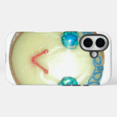 Blauw Haar Emoji Art Print/Grafisch Case-Mate iPhone Case (Achterkant (horizontaal))