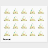 Blauw Haar Emoji Art Print/Grafisch Sticker (Vel)