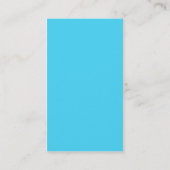 Blauw Haidressing Visitekaartje (Achterkant)