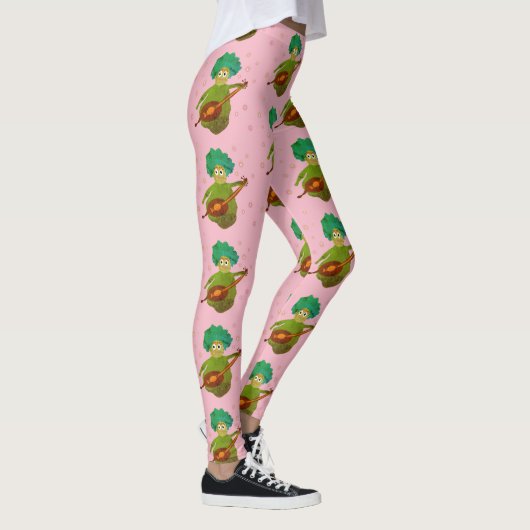 Blauw Haired Creature Leggings (Rechts)
