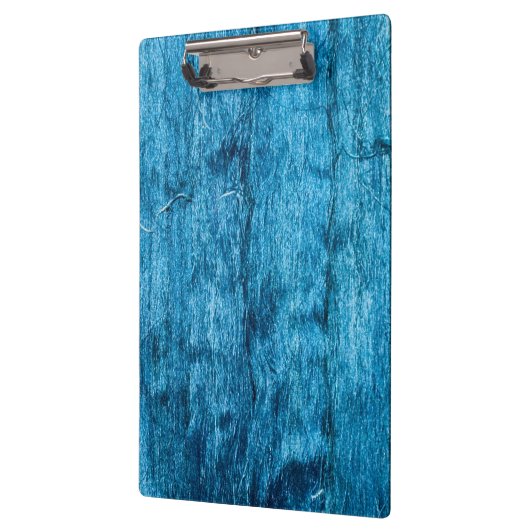 Blauw handgeverfd Thaise zijde Klembord (Links)