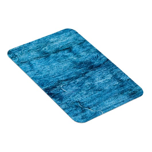 Blauw handgeverfd Thaise zijde Magneet (Rechterzijde)