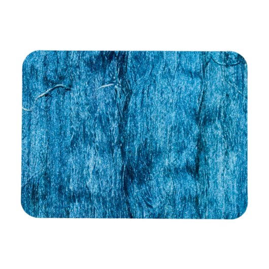 Blauw handgeverfd Thaise zijde Magneet (Horizontaal)