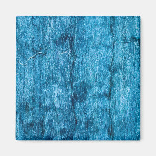 Blauw handgeverfd Thaise zijde Magneet