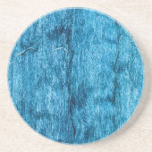 Blauw handgeverfd Thaise zijde Zandsteen Onderzetter (Voorkant)