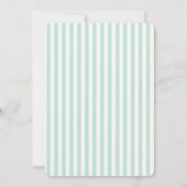 Blauw handschrift Wavy Pastel Baby eerste verjaard Kaart (Achterkant)