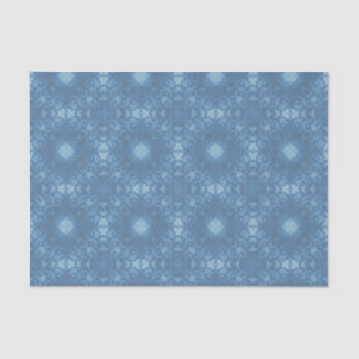 Blauw handtekening goth patroon tissuepapier
