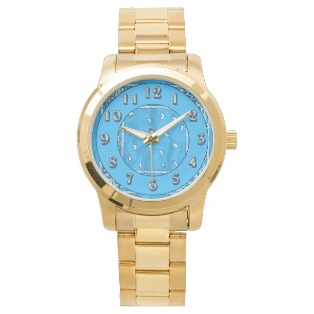 Blauw Hanky horloge (Voorkant)