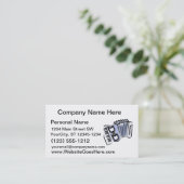 Blauw harmonika grafisch afbeelding ontwerp, muzie visitekaartje (Staand voorkant)