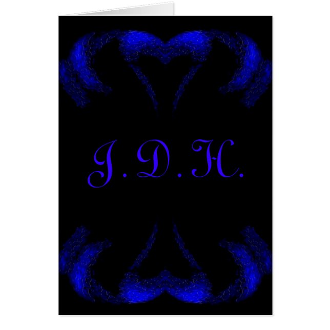 Blauw hart 2 (Voorkant)