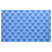 Blauw hart aangepaste structuur stof (Fat Quarter)