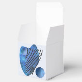 Blauw hart bedankdoosjes (Geopend)