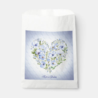 Blauw Hart Bloemen Favoriet Tassen Bedankzakje