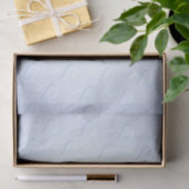 Blauw Hart Bloemweefsel Papier (Geschenk)