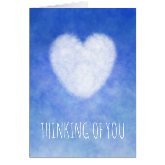 Blauw hart denken aan je vriendschap of sympathie