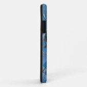 Blauw Hart Edelsteen Case-Mate iPhone Case (Achterkant/rechts)