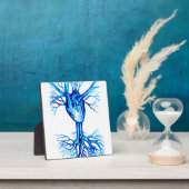 Blauw hart fotoplaat (Insitu)