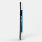 Blauw hart, iPhone case (Achterkant/rechts)