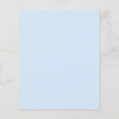 Blauw Hart Kalender Budget Trouwdatum Opslaan (Achterkant)