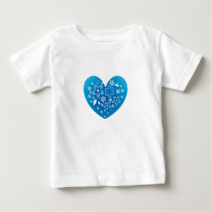Blauw hart liefde