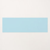 Blauw hart met aangepaste tekst yogamat (Achterkant (horizontaal))