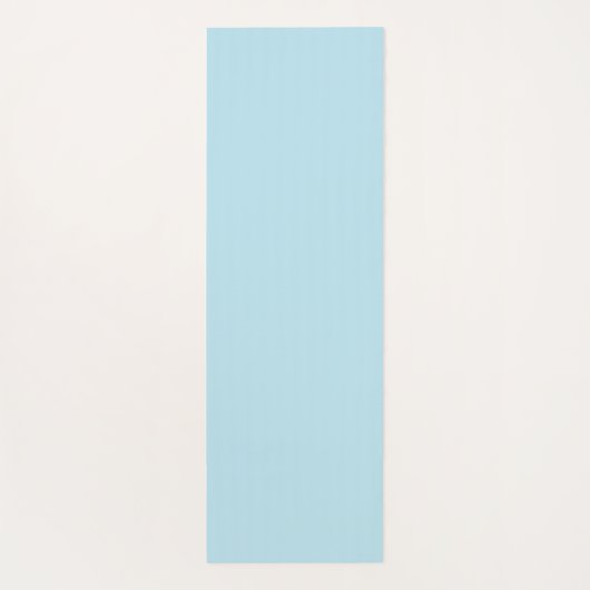 Blauw hart met aangepaste tekst yogamat (Achterkant)