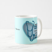Blauw Hart Nachtzuster Koffiemok (Voorkant rechts)