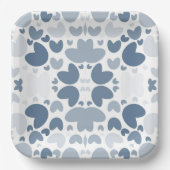 Blauw hart Papier Bord (Voorkant)