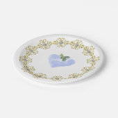 Blauw Hart Papieren Bord (Gekanteld)