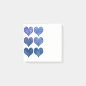 Blauw hart Post-it notities Post-it® Notes (Voorkant)