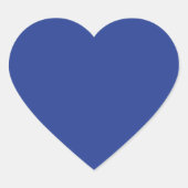 Blauw Hart Sticker (Voorkant)