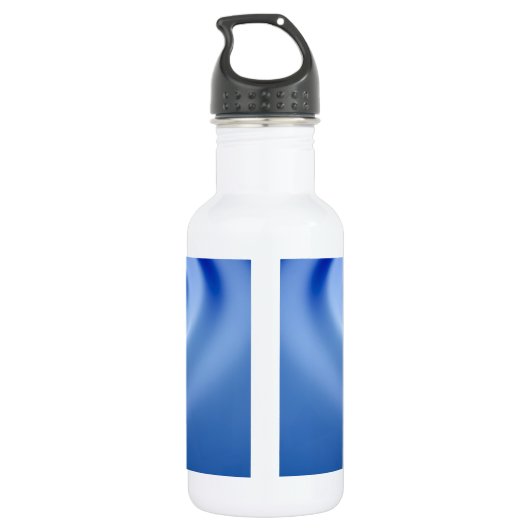 Blauw hart waterfles (Achterkant)