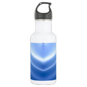 Blauw hart waterfles (Voorkant)