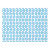 Blauw Hartjes Patroon, Romantisch, Liefde Tafelkleed (Voorkant (Horizontaal))