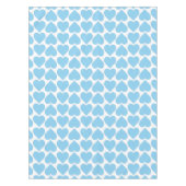 Blauw Hartjes Patroon, Romantisch, Liefde Tafelkleed (Voorkant)