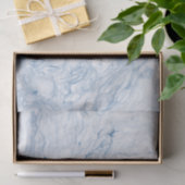 Blauw Haven Marmer Tissuepapier (Geschenk)