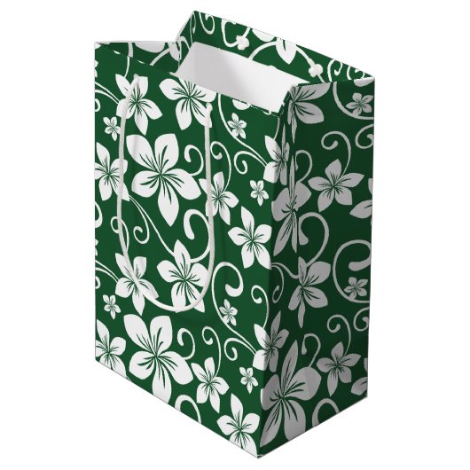 BLAUW HAWAI (BOSGROEN) MEDIUM CADEAUZAKJE (Achterkant Gekanteld)
