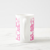 BLAUW HAWAII (BUBBLE GUM PINK) BONKCHINA MOK (Achterkant)