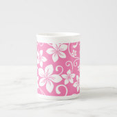 BLAUW HAWAII (BUBBLE GUM PINK) BONKCHINA MOK (Voorkant)