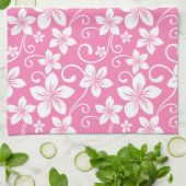 BLAUW HAWAII (BUBBLEGUM PINK) KITCHEN TOWEL THEEDOEK (Gevouwen)