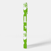 BLAUW HAWAII (LIMOEN) Hoesje-Mate iPhone CASE (Achterkant / Rechts)