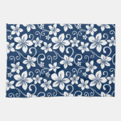 BLAUW HAWAII (NAVY BLUE) KITCHEN TOWEL THEEDOEK (Horizontaal)