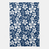 BLAUW HAWAII (NAVY BLUE) KITCHEN TOWEL THEEDOEK (Verticaal)