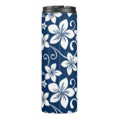 BLAUW HAWAII (NAVY BLUE) Thermische trommel Thermosbeker (Achterkant)
