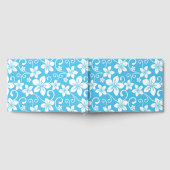 BLAUW HAWAII PATROON IN BLAUW GASTENBOEK (Volledig)