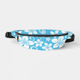 BLAUW HAWAII PATROON IN BLAUW HEUPTASJE