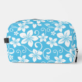 BLAUW HAWAII PATROON IN BLAUW TOILETTASJE (Voorkant)