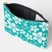 BLAUW HAWAII PATROON IN BLAUWGROEN ETUI (Open)